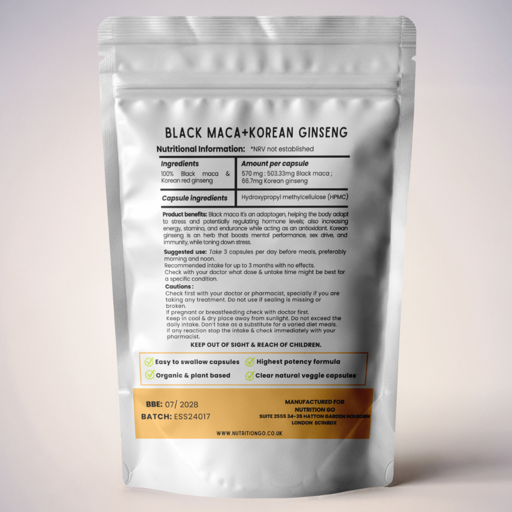 Black Maca $ Ginseng