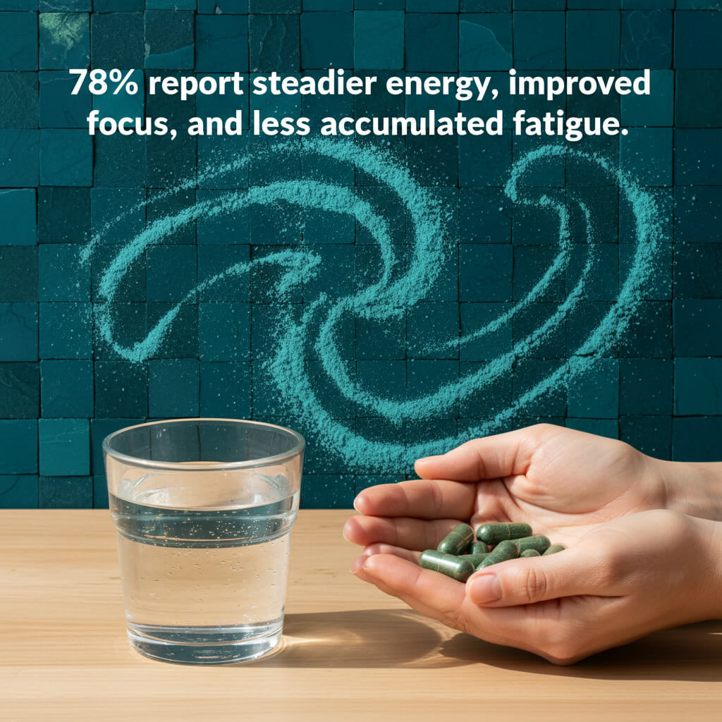 spirulina chlorella results